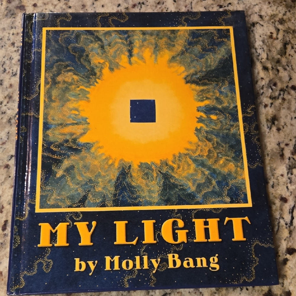 Molly B My Light Book - Dark Blue and Vibrant Yellow